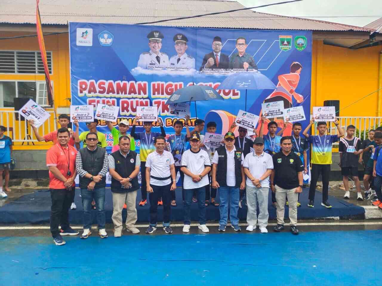 Fun Run 7K Pasaman 2025 Meriah, Mardanis Momentum Bangun Generasi Sehat