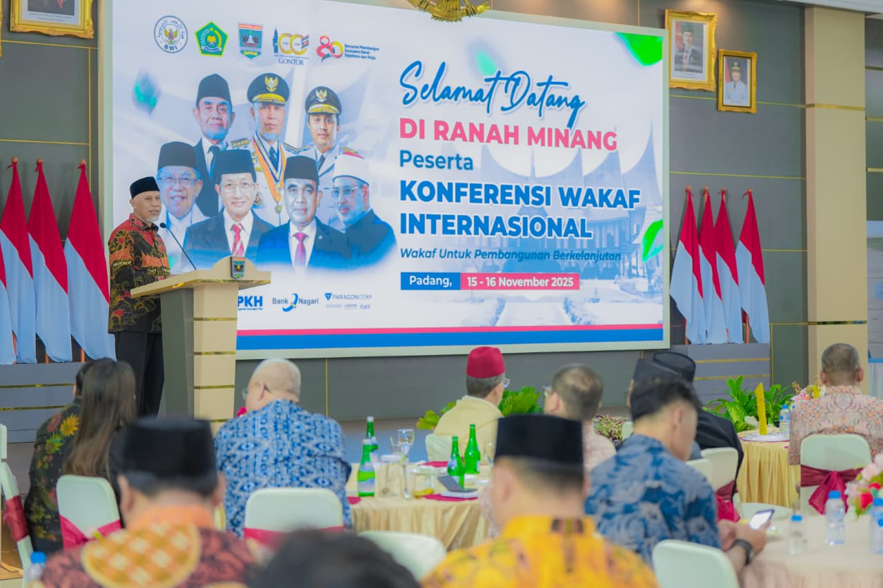 Gubernur Mahyeldi Pamer Terobosan Fiskal Sumbar di Konferensi Wakaf Internasional 2025