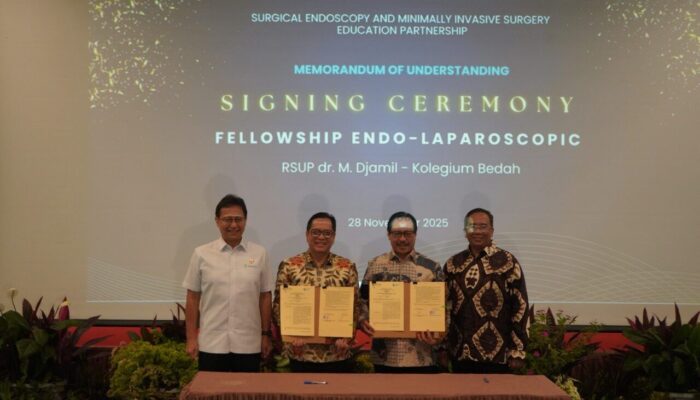 RSUP Dr. M. Djamil Ditunjuk Pengampu Laparoskopi Nasional
