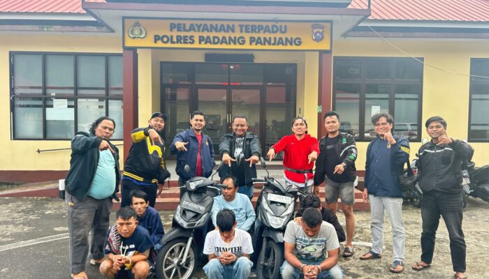 Polres Padang Panjang Bekuk Geng Curanmor