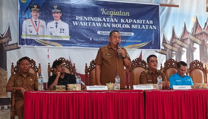 Diskominfo Solsel Tingkatkan Kapasitas Wartawan