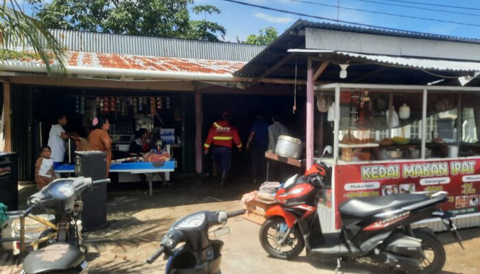 Gara-Gara Kipas Angin Warung Terbakar di Pasia Nan Tigo