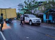 Banjir Rendam Wilayah Nagari Duku Tarusan, Kasat Lantas Polres Pessel Imbau Pengendara Lewati Jalur Alternatif Mandeh