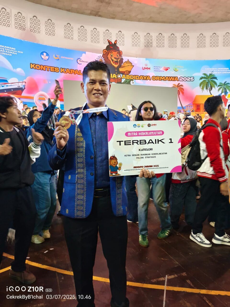 Desa Silungkang Oso Kota Sawahlunto Raih Juara 1 Abdidaya Ormawa 2025 di Malang