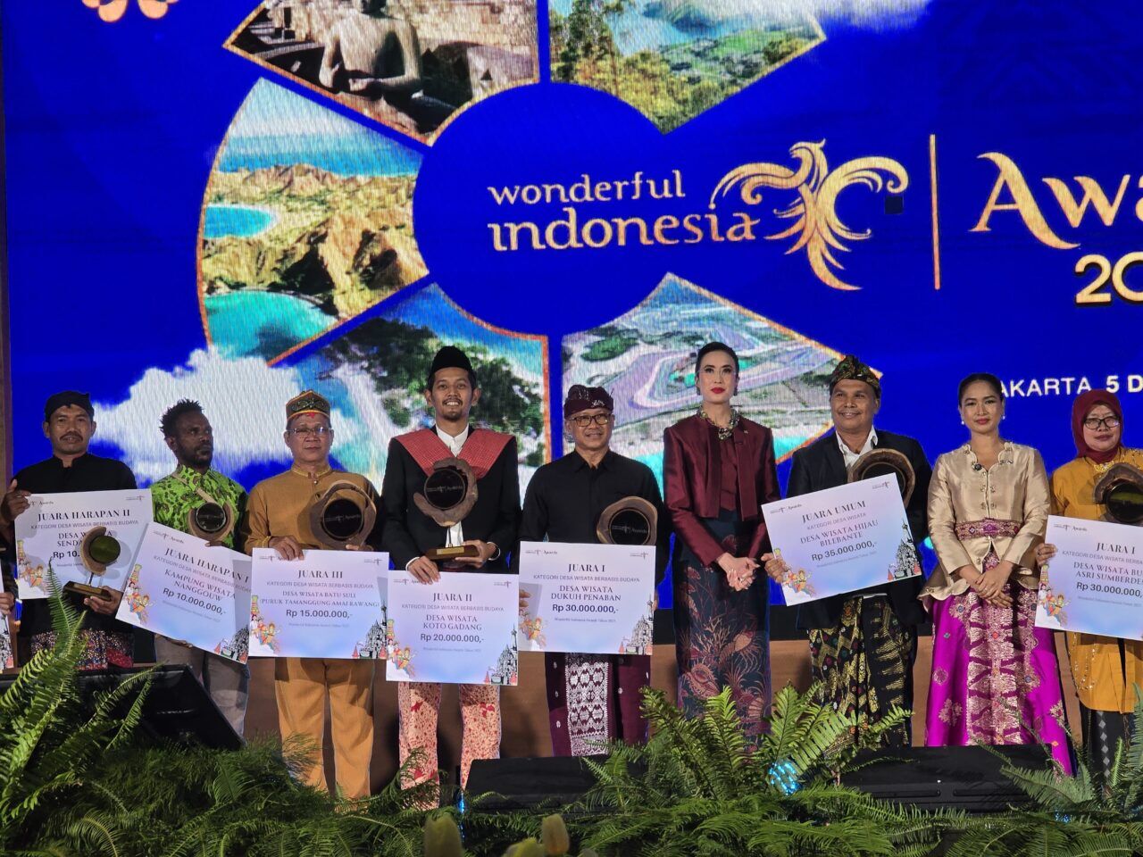 Desa Wisata Koto Gadang Raih Runner Up Wonderful Indonesia Award 2025