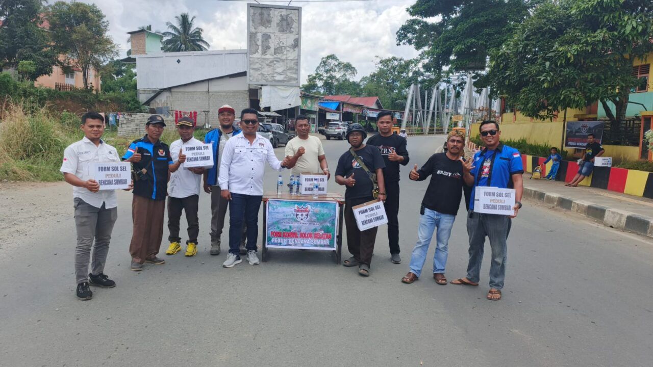 FORM Solok Selatan Turun ke Jalan, Galang Dana Kepedulian untuk Korban Bencana Sumbar