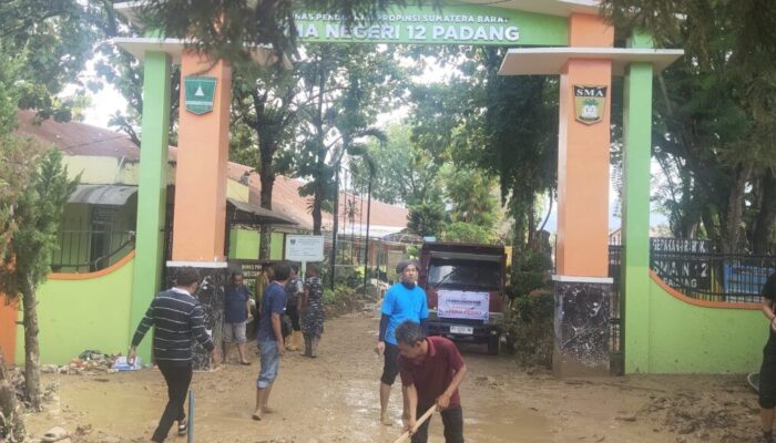 SMA N 12 Padang Liburkan Sekolah, 161 Siswa Terdampak Bencana