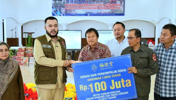 Dukungan untuk Penanganan Bencana di Padang Terus Mengalir