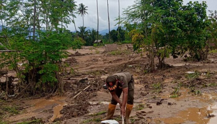 Satpol PP Padang Bersihkan Kawasan Tabiang Banda Gadang