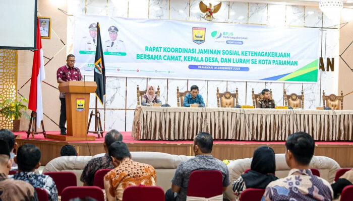 Aparat Desa Jadi Fokus Perluasan Jamsostek, Cakupan di Pariaman Baru 37 Persen