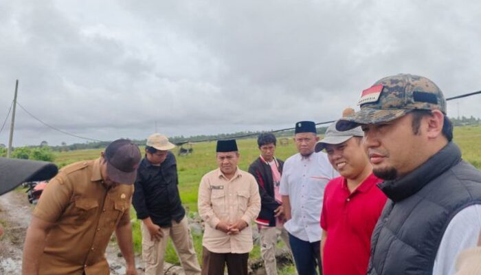 Rahmat Saleh Tinjau 10 Titik, Sejumlah Proyek Irigasi Tersier di Pancung Soal Mangkrak
