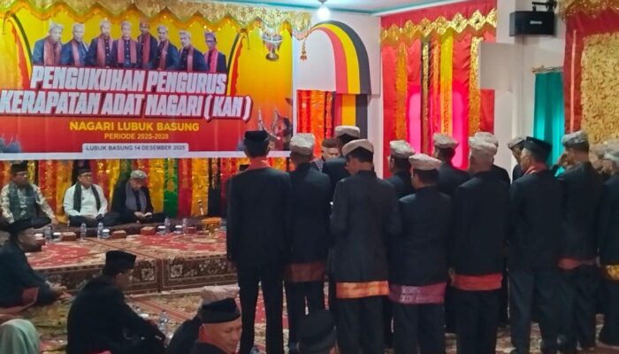 Pengurus KAN Lubuk Basung Periode 2025–2028 Resmi Dilantik