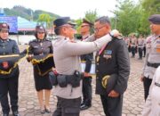 Polres Pessel Gelar Upacara Purna Bakti
