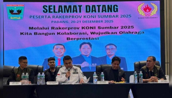 Rakerprov KONI Sumbar Tetapkan Arah Pembinaan Atlet dan Persiapan Porprov 2026