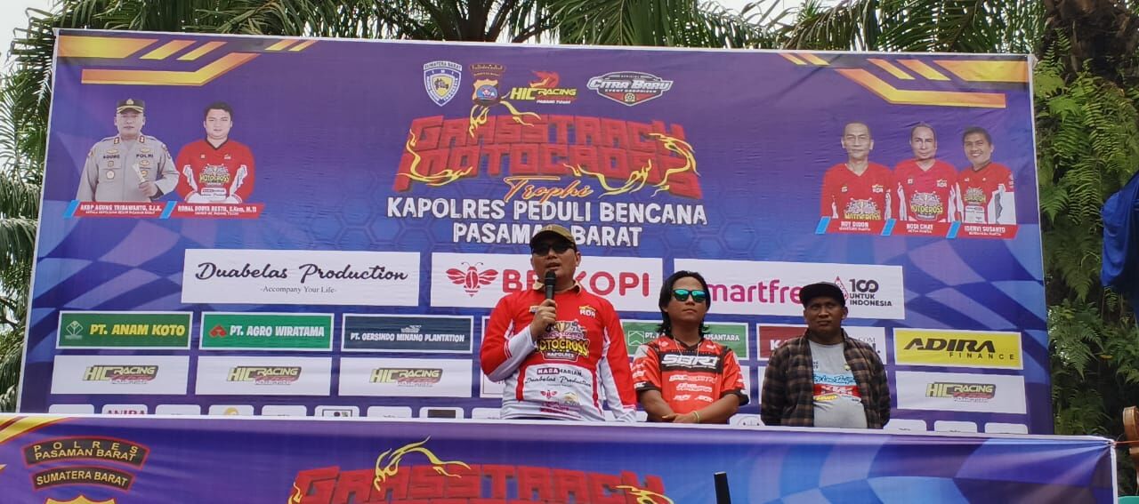 Wakili Bupati, Sekda Pasbar Doddy San Ismail Sebut Grasstrack Kapolres Cup 2025