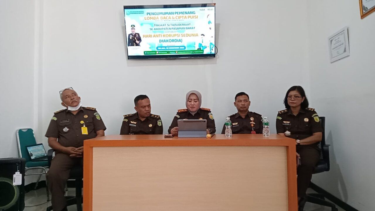 HAKORDIA 2025, Kejari Pasbar Selamatkan Rp 617 Juta Uang Negara dan Lampaui Target Penanganan Perkara