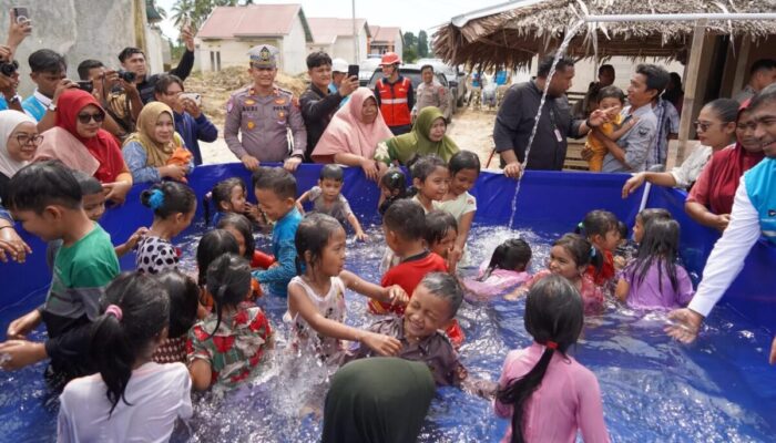 Sungai Buluh Utara Disambangi Polda dan PLN