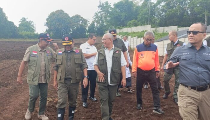 Sestama BNPB Cek Huntap dan Huntara di Tanah Datar, Lahan Tersedia Baru 1,8 Hektare