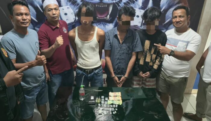 Komitmen Berantas Narkotika, 3 Penyabu Ditangkap Tim Macan Pelangai