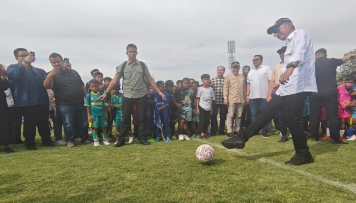 Menteri PU Buka Festival Sepakbola Andre Rosiade Cup 1, 180 Tim Ambil Bagian