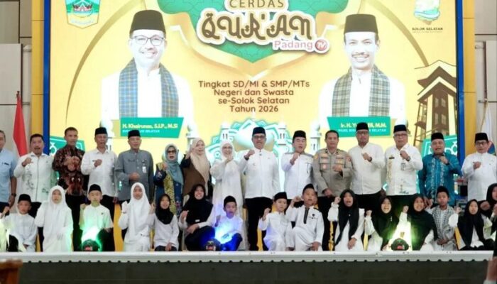 Bupati Khairunas Sambut Hut ke-22 Solok Selatan dengan Perkuat Generasi Qurani Lewat Lomba Cerdas Quran