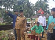 Pasbar peringatan bulan K3 dengan Goro di daerah bencana