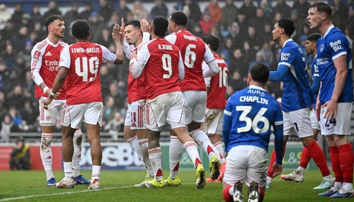 Ledakan di Fratton Park Jadi Awal Ujian Berat Arsenal, Empat Laga Tandang Menanti