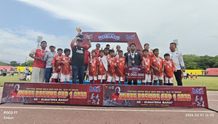 Andre Rosiade Cup 1, Griya Elok dan Padang Peduli Raih Juara