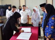 Wakil Bupati Dharmasraya, Leli Arni Lantik 46 Pejabat Administrator