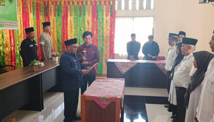 Pelantikan Perangkat Nagari Durian Tinggi 2026, Wali Nagari Tekankan Profesionalisme dan Sinergi