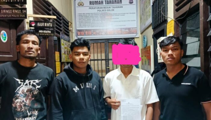 Polres Solok Tangkap Seorang Pria, 3 Paket Ganja Diamankan