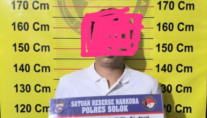 Polres Solok Tangkap Pemilik Sabu, Kandang Bebek Jadi Tempat Penyimpanan