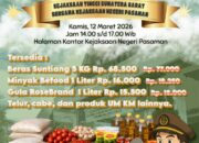 Kejari Pasaman Gelar Pasar Murah Ramadan, Bagian dari Program Kejati Sumbar Stabilkan Harga Sembako