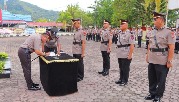 Kapolres Pessel Pimpin Sertijab, Tegaskan Komitmen Polri Presisi dan Penguatan Kinerja
